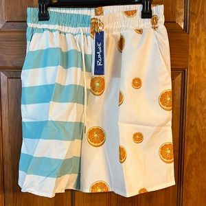 New Roman Mens Swim Shorts M NWT Unique